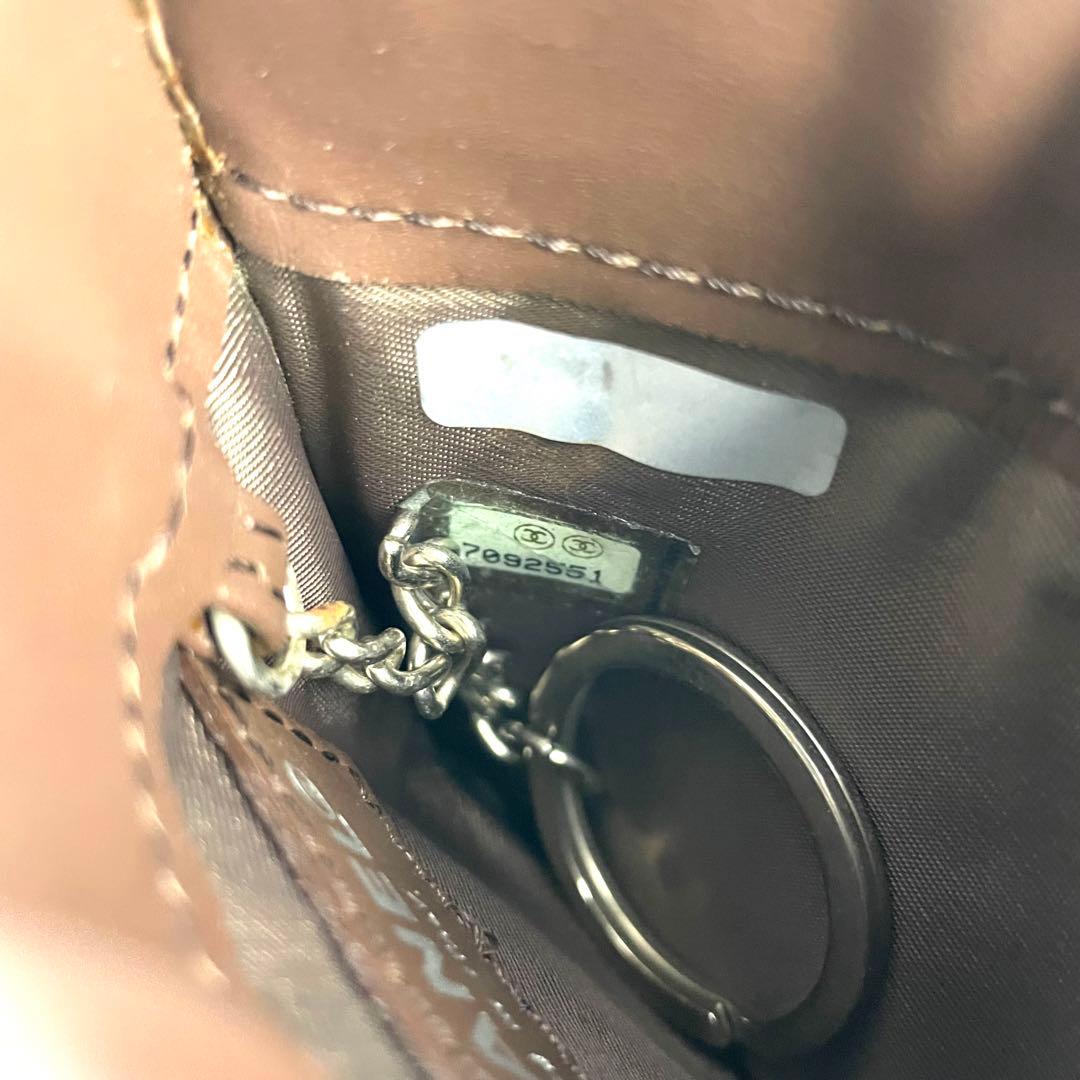 CHANEL シャネル ケース 小銭入れ ニュートラ カーキ ブラウン