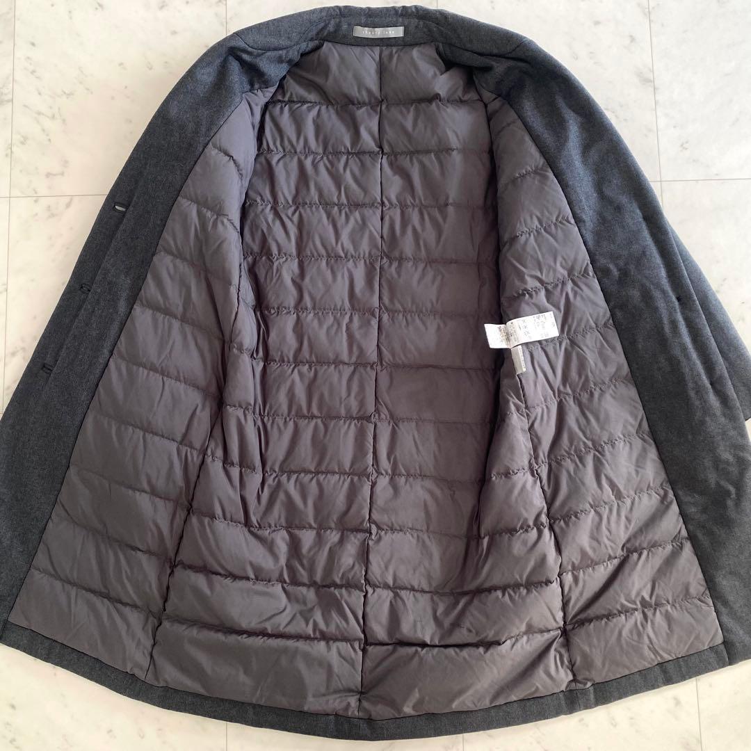美品 セオリーリュクス チェスター リアルダウンコート グレー 36