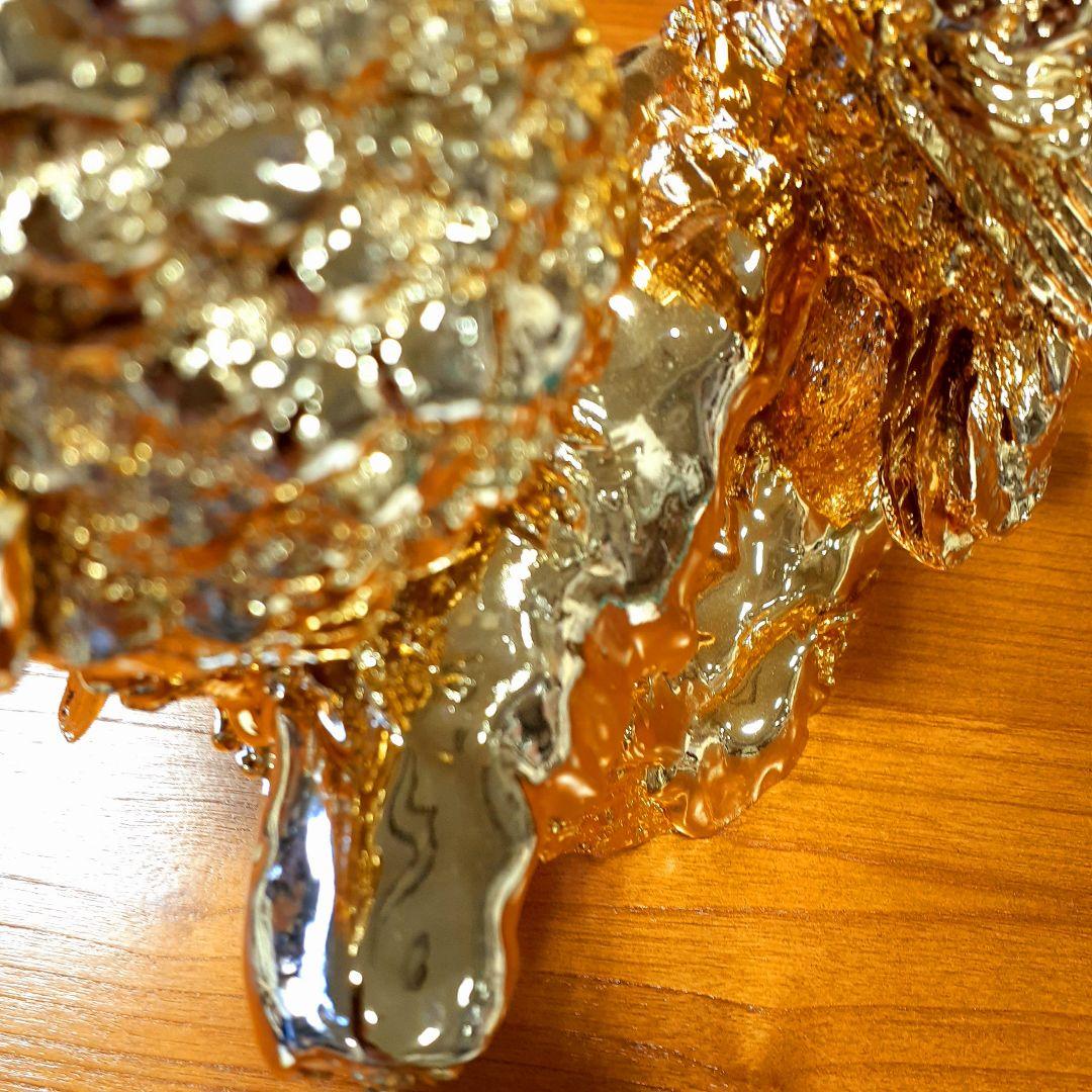 輸入雑貨　開運　金運　『ふくろうの不苦労な三姉妹』　金色　ゴールドコーティング