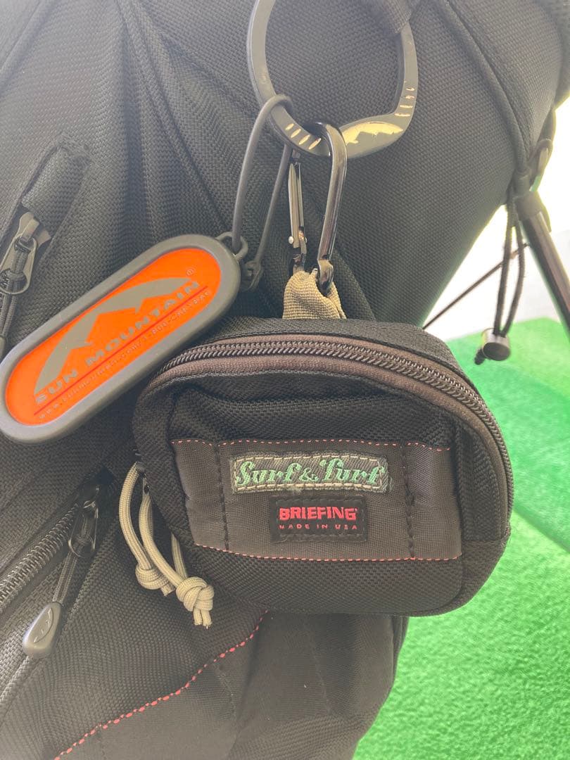 BRIEFING Surf & Turf スタンドゴルフバッグ ブラック