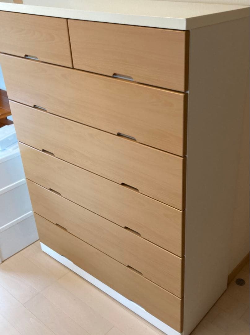 NITORI (ニトリ) 6段7杯ハイチェスト SARA-42 HC