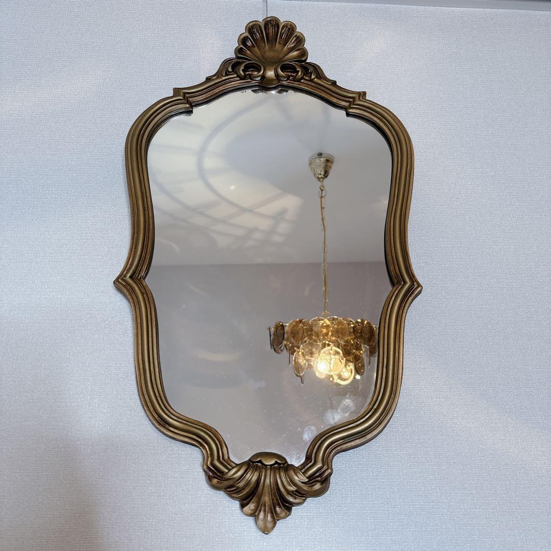 壁掛け鏡　ウォールミラー　アンティークミラー　壁掛け