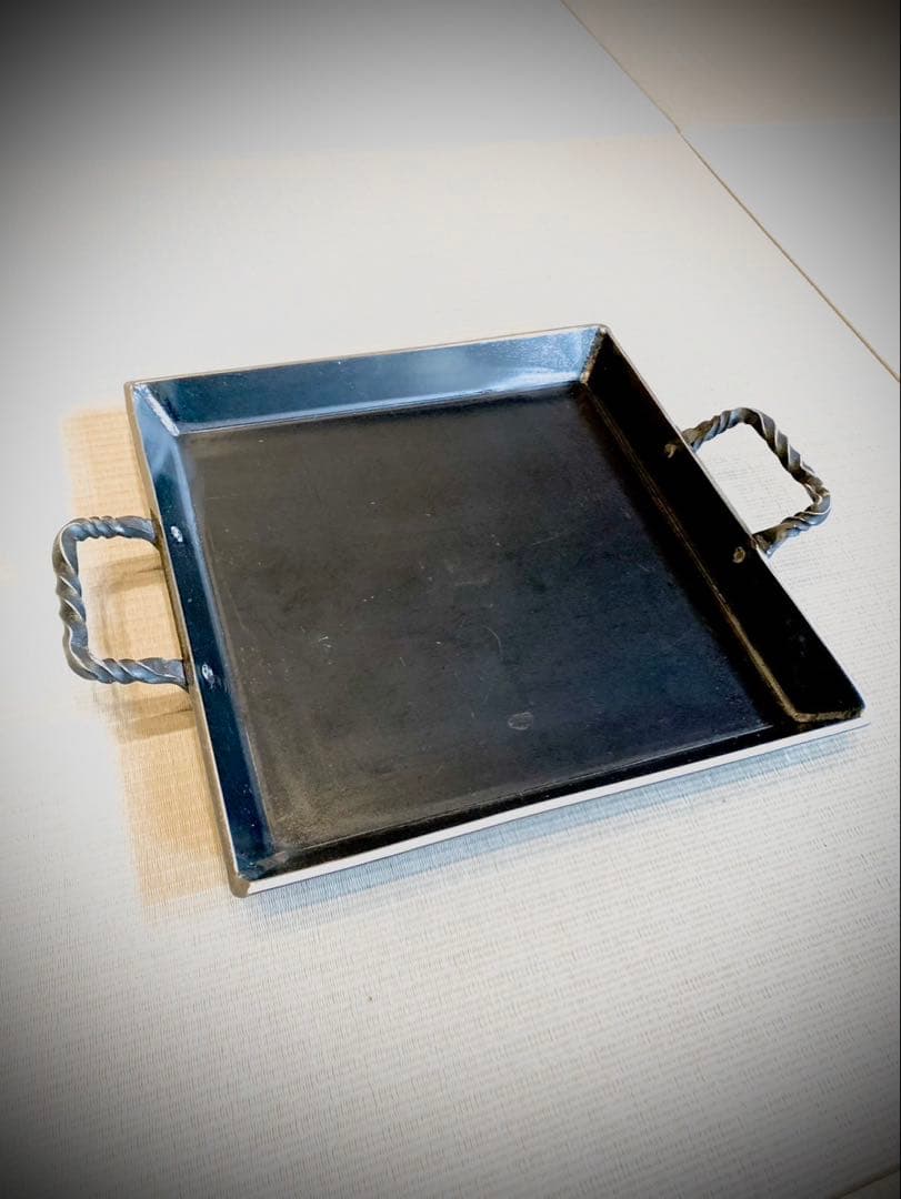 鉄板 とんちゃん鍋　フライパン ツイストハンドル付 by WELDINGART