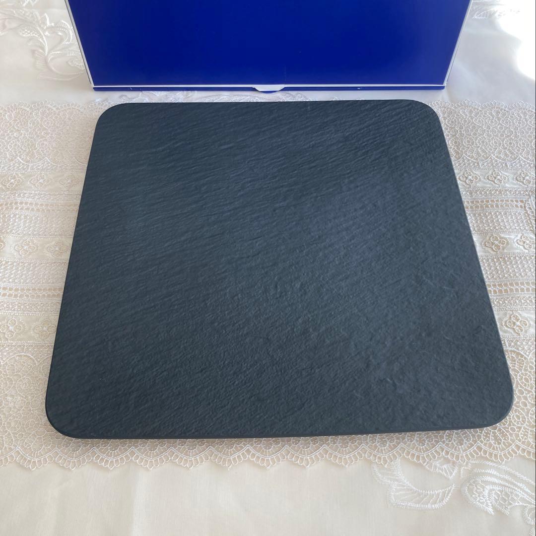 【未使用】ビレロイ&ボッホ マニファクチャーロック スクエアプレート ブラック