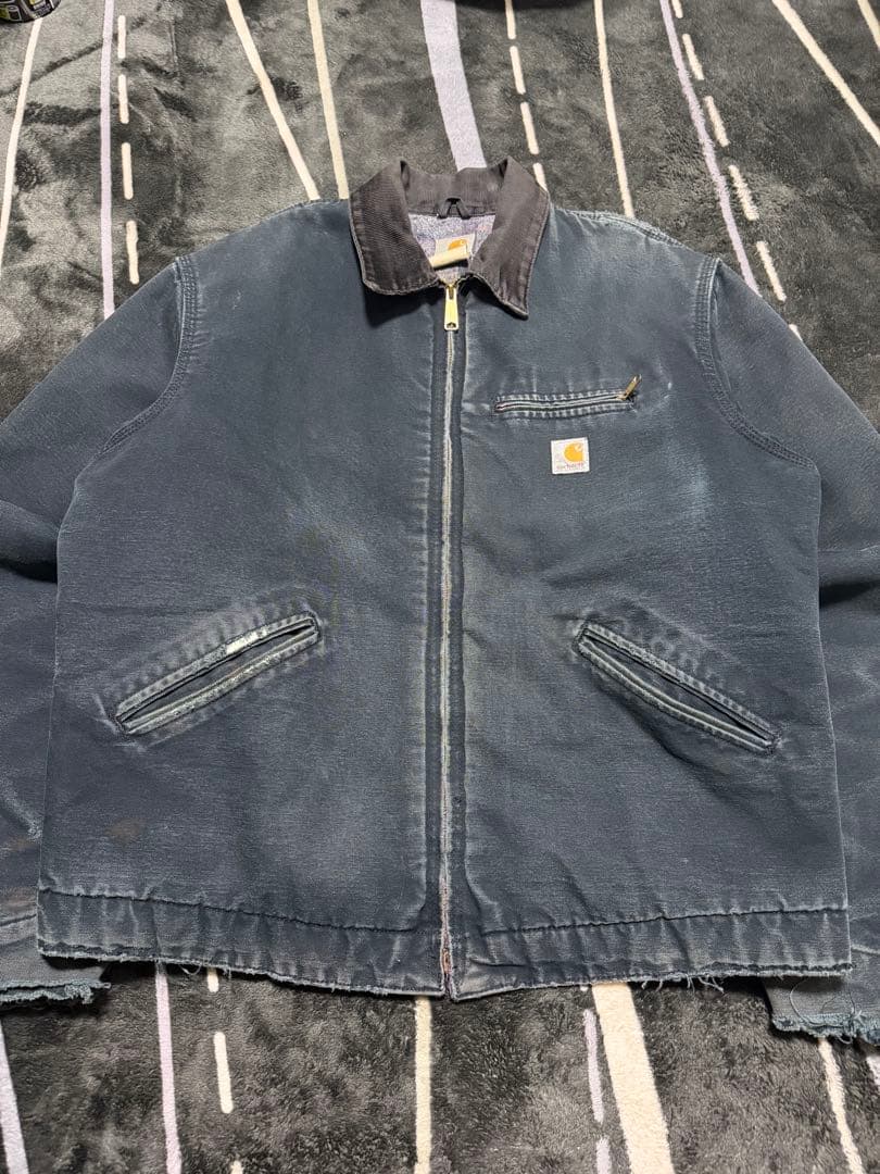 ‼️【ヴィンテージ雰囲気】Carhartt デトロイトジャケット ブラック