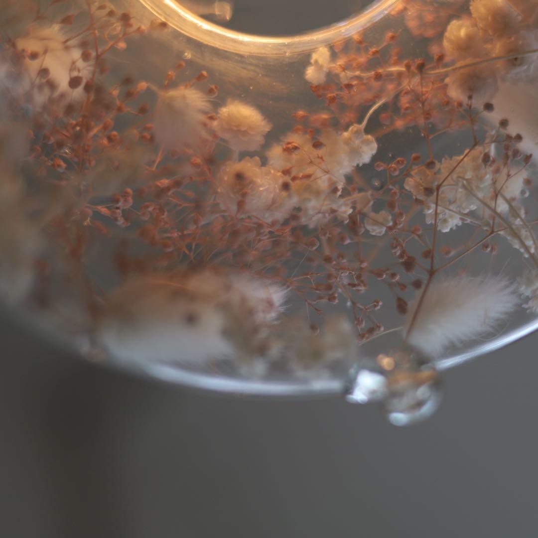 アンティークフラワーペンダントライト 【自製】