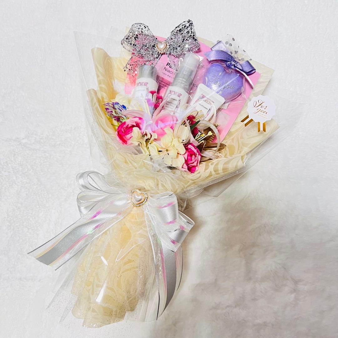 コスメブーケ 結婚式 ウエディング ブーケプルズ 誕生日 卒業 花束 ギフト
