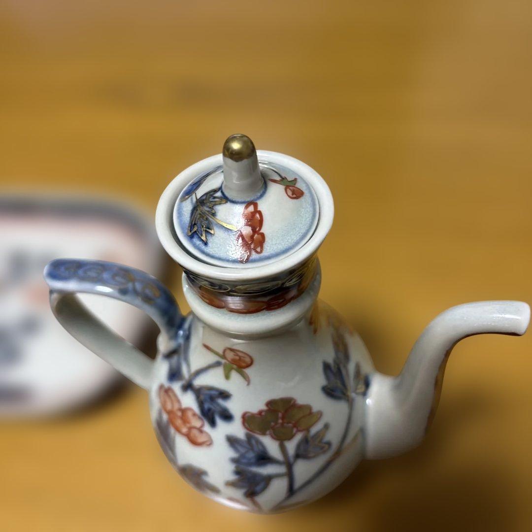 林九郎窯　古伊万里牡丹　調味料揃　新品未使用