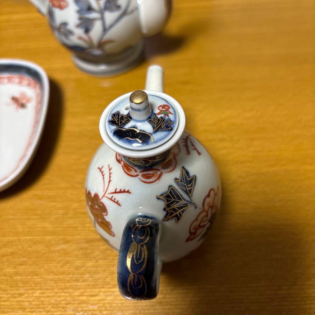 林九郎窯　古伊万里牡丹　調味料揃　新品未使用