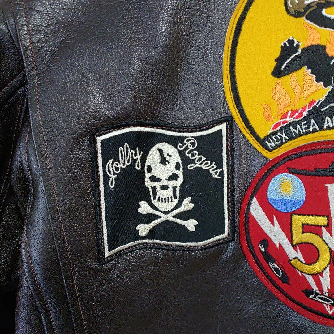 お*ん様 美品バズリクソンズ G-1 ゴートレザージャケット サイズ38