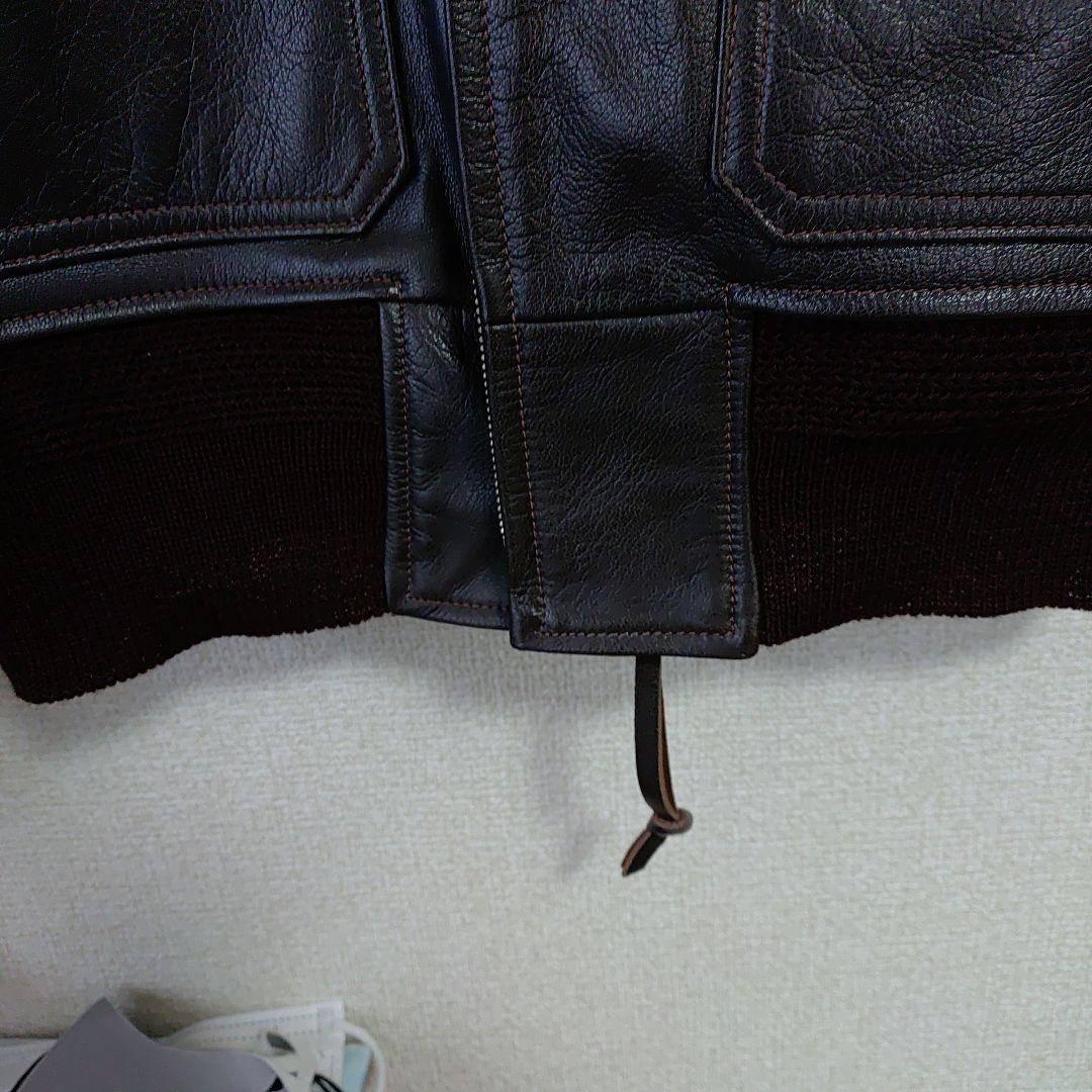 お*ん様 美品バズリクソンズ G-1 ゴートレザージャケット サイズ38