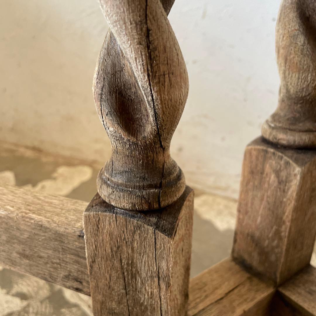 ビンテージ　ゲートレッグテーブル ドロップリーフテーブル 剥離