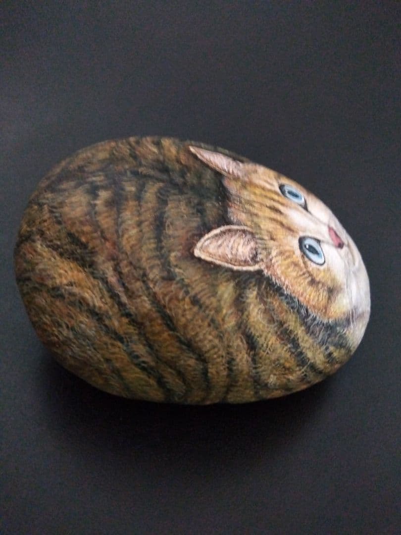 ※しも様※　おまとめ２点　ネコちゃん　ストーンアートとウェルカムボード