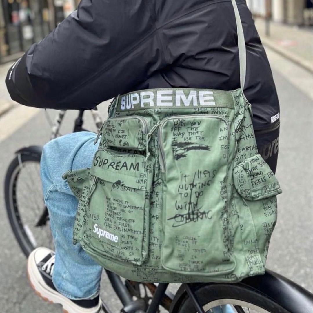 バッグ Supreme Field Messenger Bag \"Olive Gonz\"