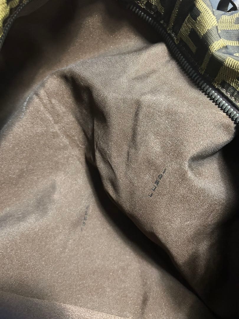 FENDI ロゴパターン ボストンバッグ