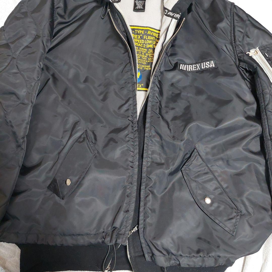 希少レア AVIREX MA-1フライトジャケット ドッキングカスタム L相当