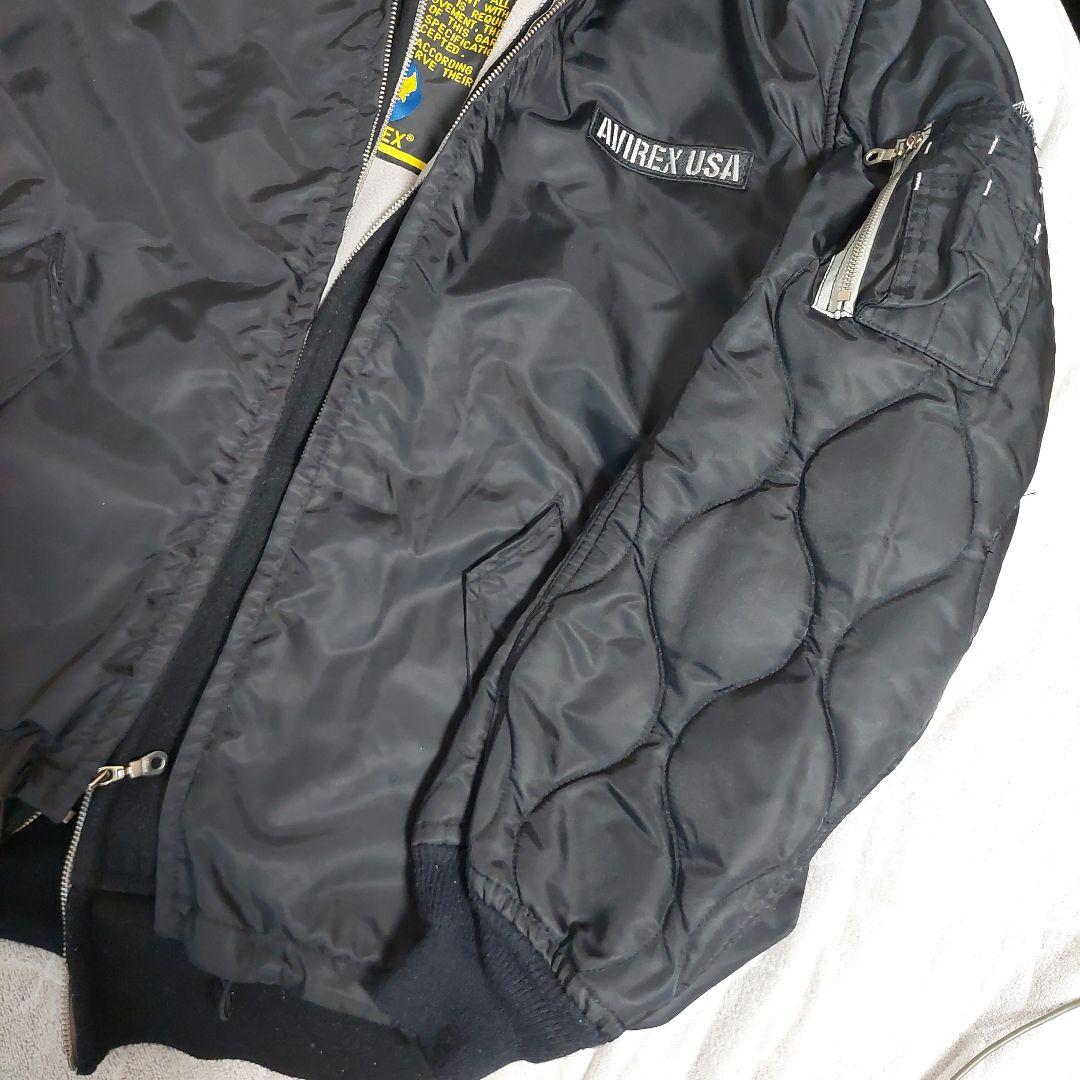 希少レア AVIREX MA-1フライトジャケット ドッキングカスタム L相当
