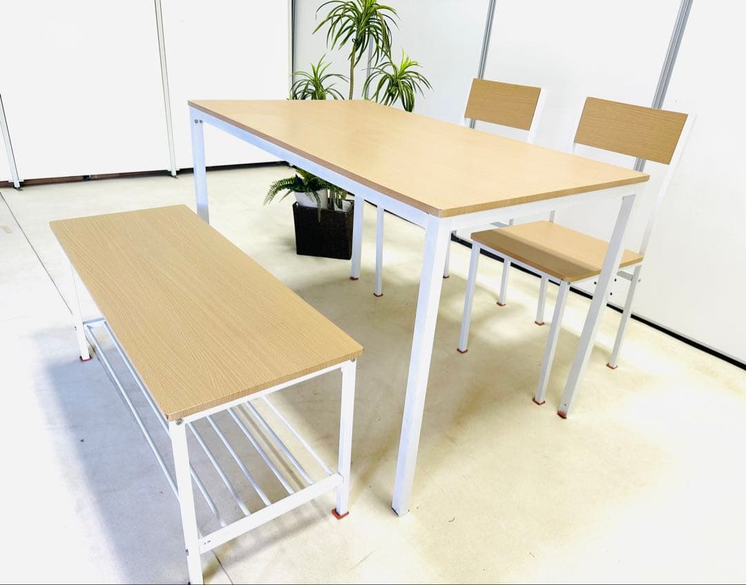 ダイニングテーブル4点セット 木製