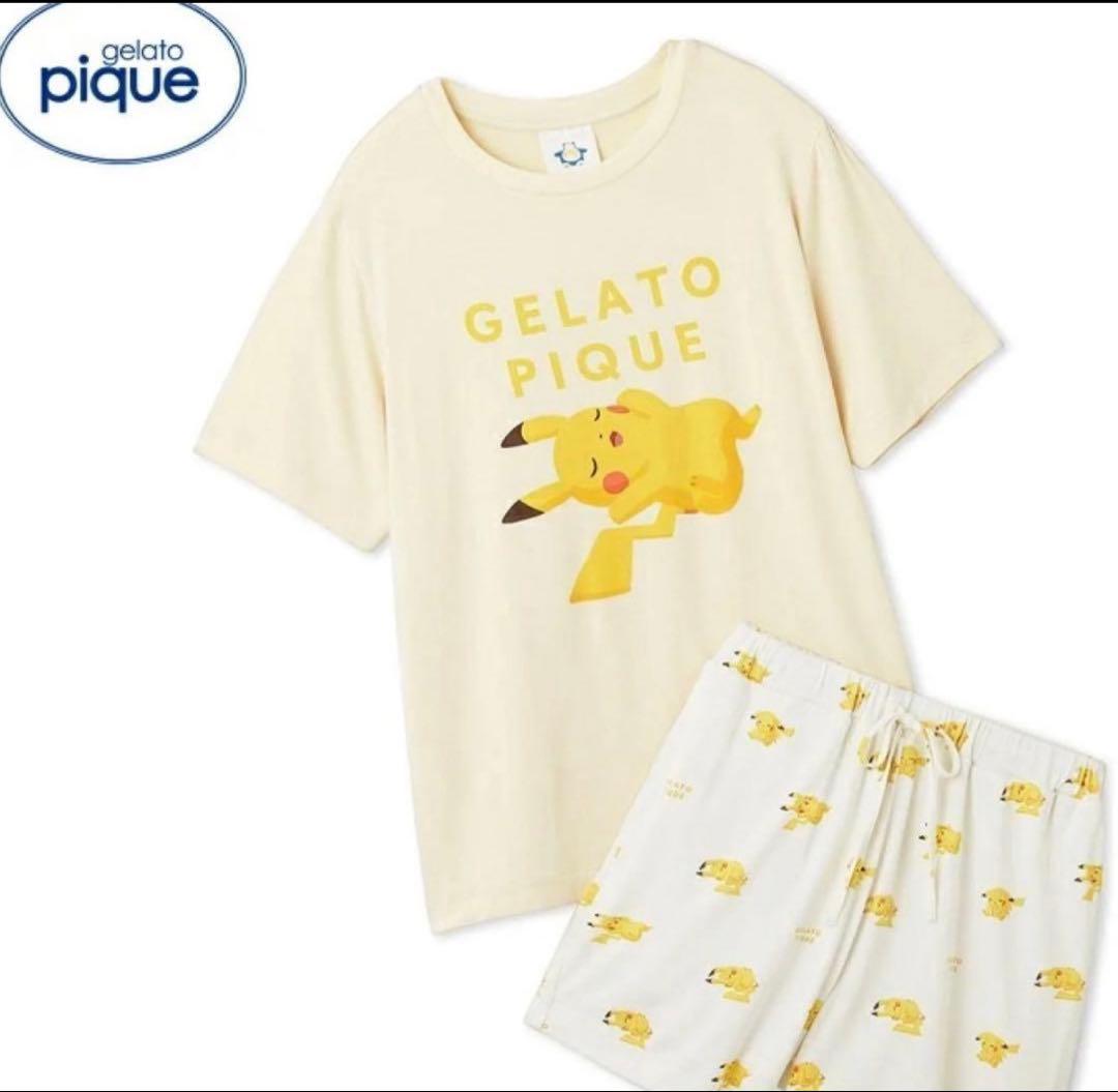 新品未開封品　ジェラピケ ポケモン ピカチュウ Tシャツ＆ショートパンツセット