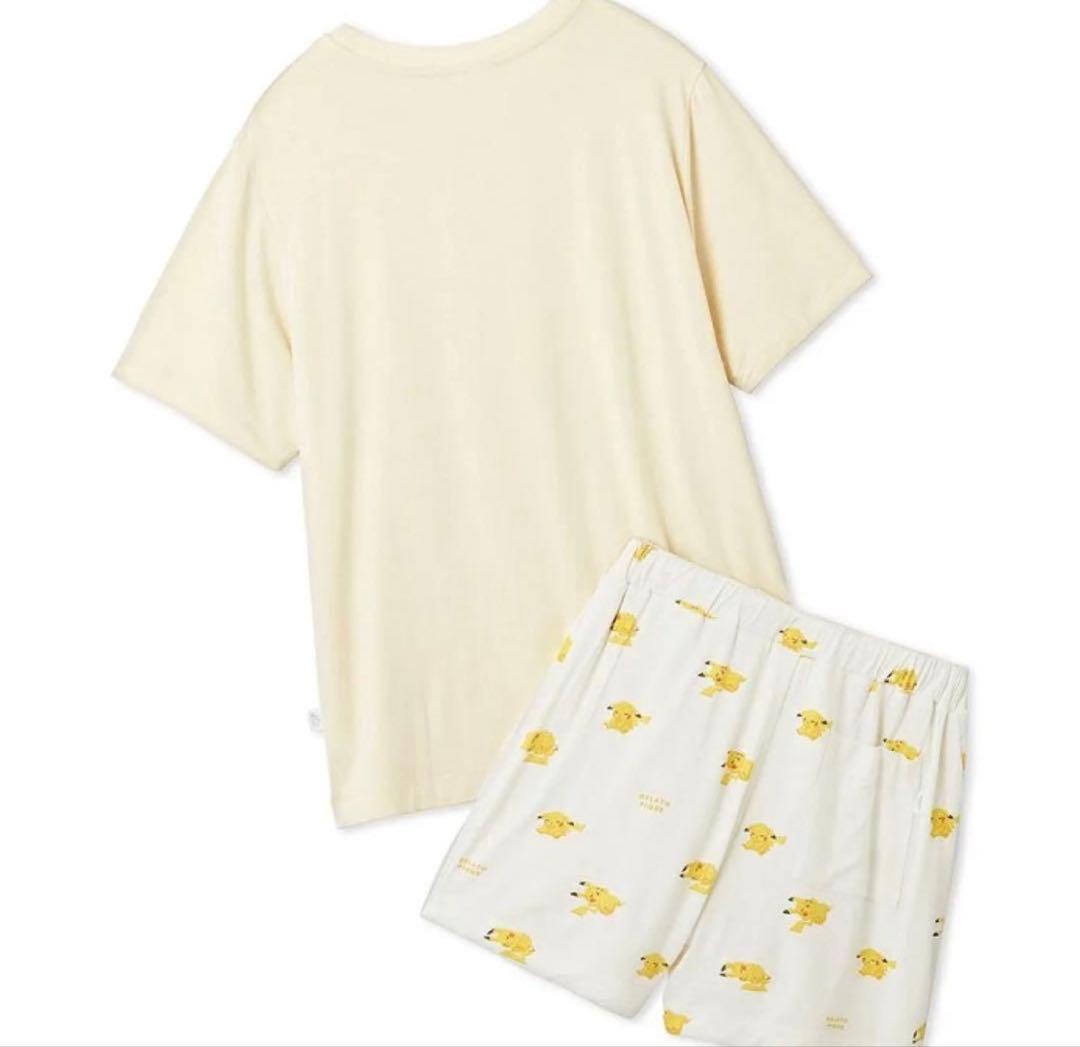 新品未開封品　ジェラピケ ポケモン ピカチュウ Tシャツ＆ショートパンツセット