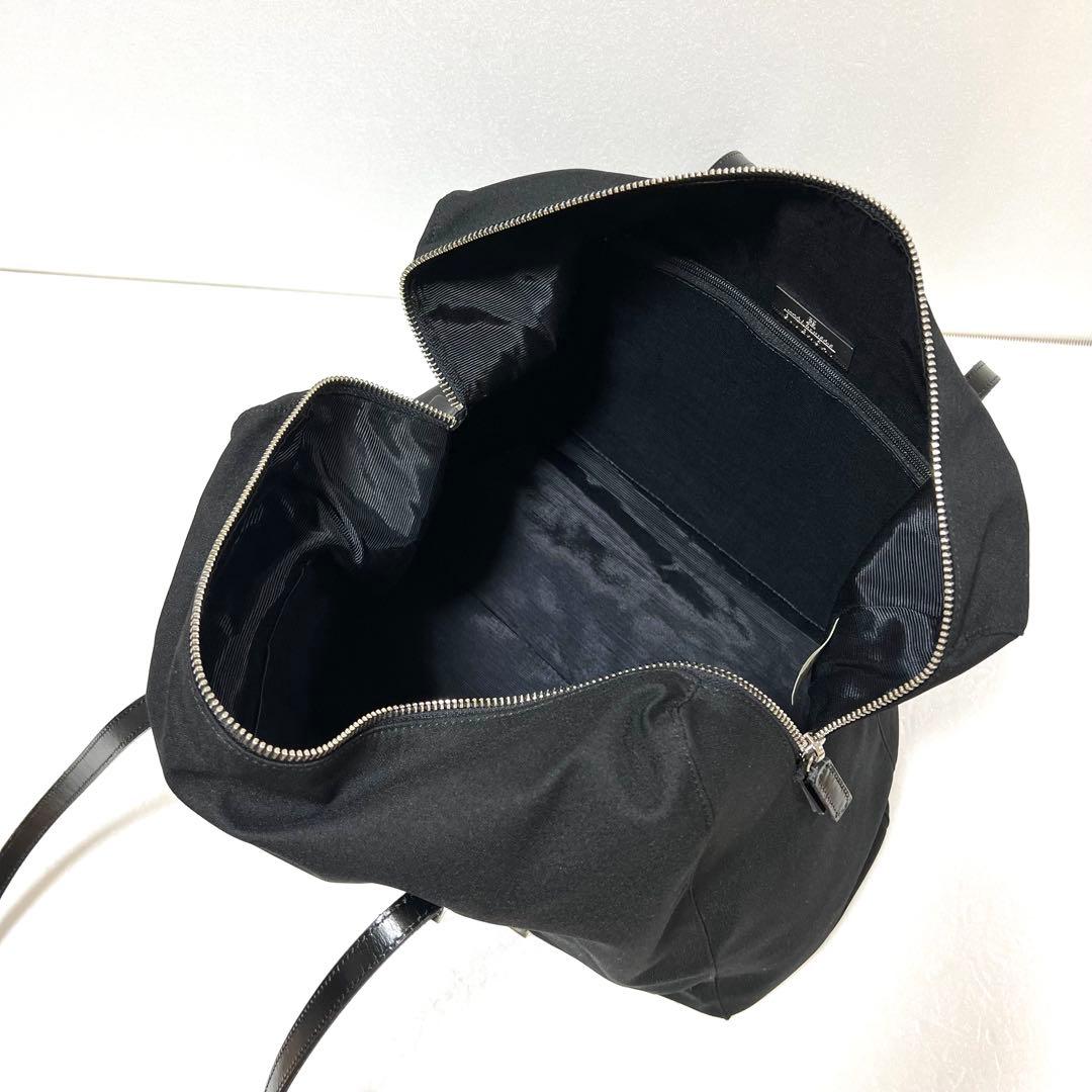 【良品】GIVENCHY ジバンシィ ボストンバッグ ナイロン 4Gロゴ 黒