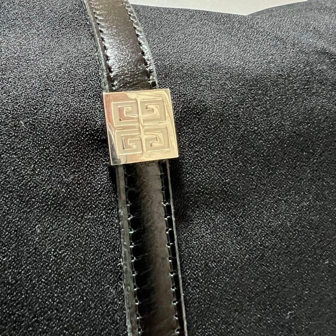 【良品】GIVENCHY ジバンシィ ボストンバッグ ナイロン 4Gロゴ 黒