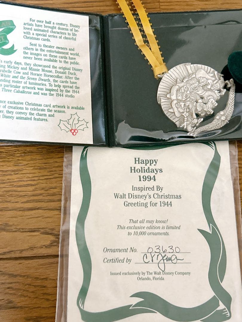 ディズニークリスマスオーナメント　ポストカードなど16点セット　※バラ売り不可