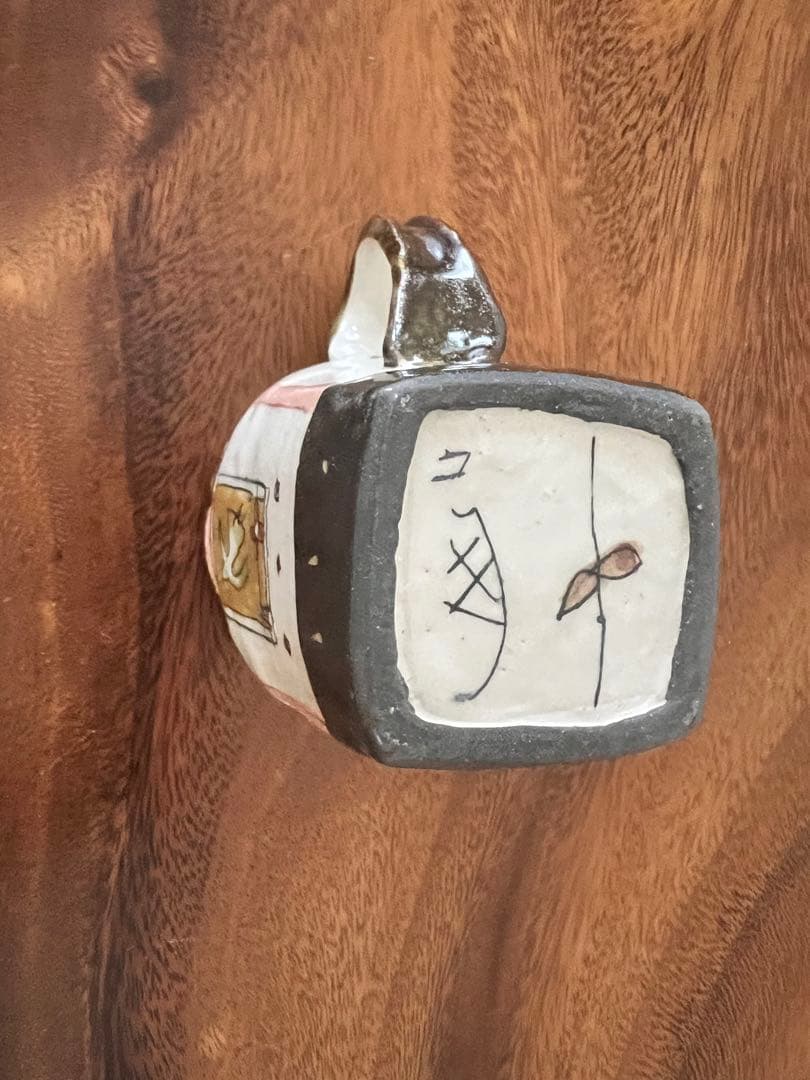 織部焼 作家器 角皿 輪花钵 マグカップ4点セット