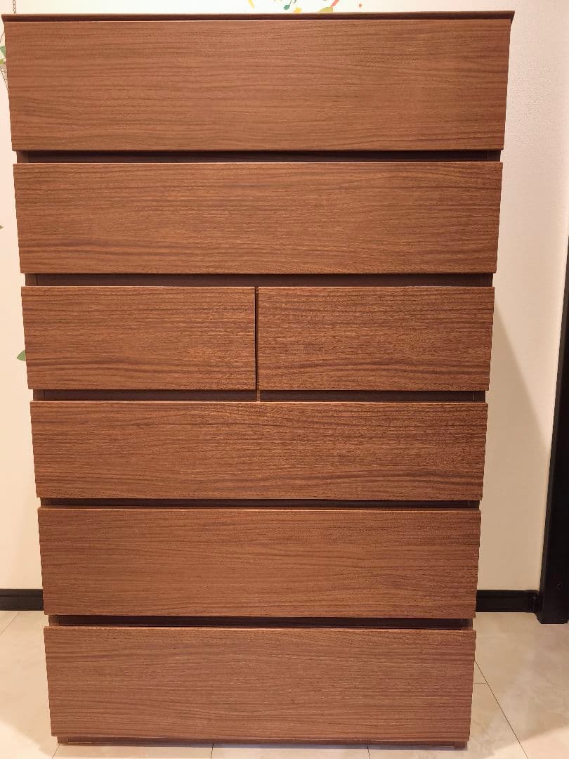 ニトリNITORI ハイチェスト クエス80-6HC MBR 6段チェスト