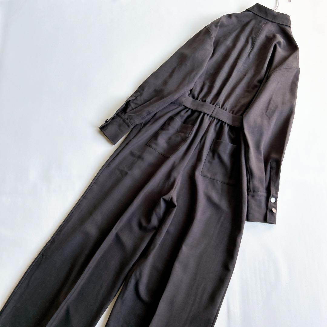 朝比奈 彩×Oggi×UNTITLED シャツカラーオールインワン　サイズ2