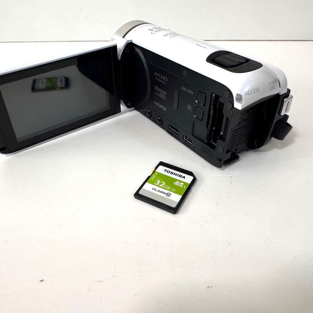 【美品】Canon　iVIS HF R800　ホワイト　SDカード付き