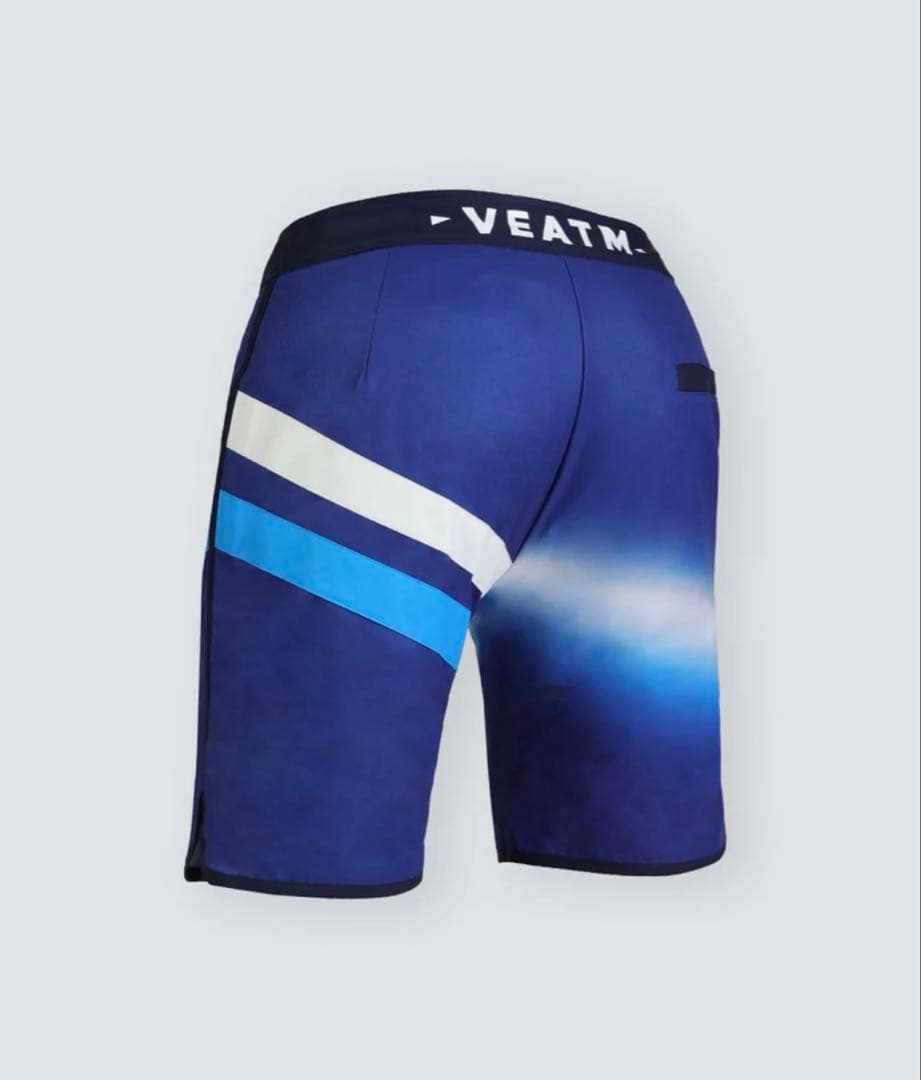 VEATM LUMINOUS LINE SURF SHORTS ブルー　M