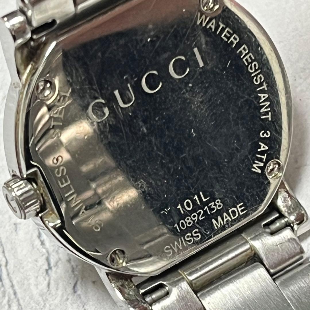GUCCI ブラック アナログ 腕時計 クォーツ　ジャンク　101L