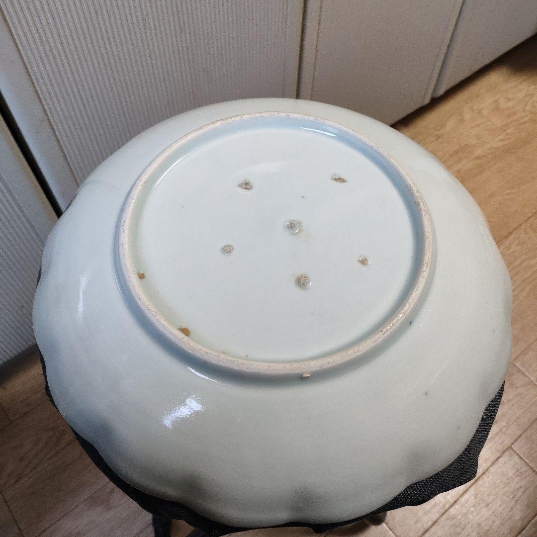 古伊万里焼 風景図 日の出めでたい絵柄(約30cm)