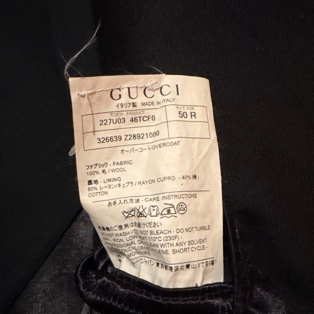 GUCCI 黒チェスターコート