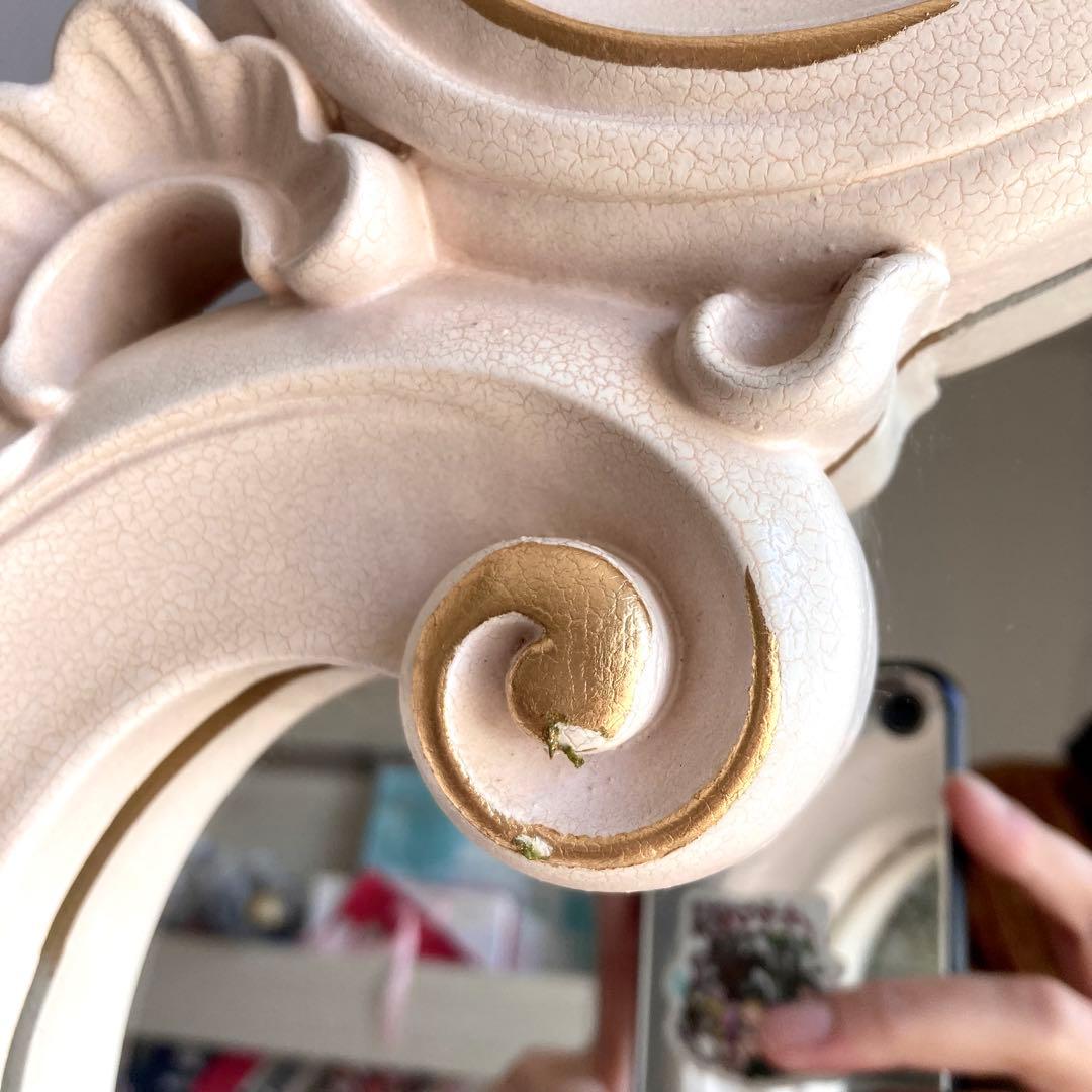 アンティーク調の鏡　大きめ　イタリア