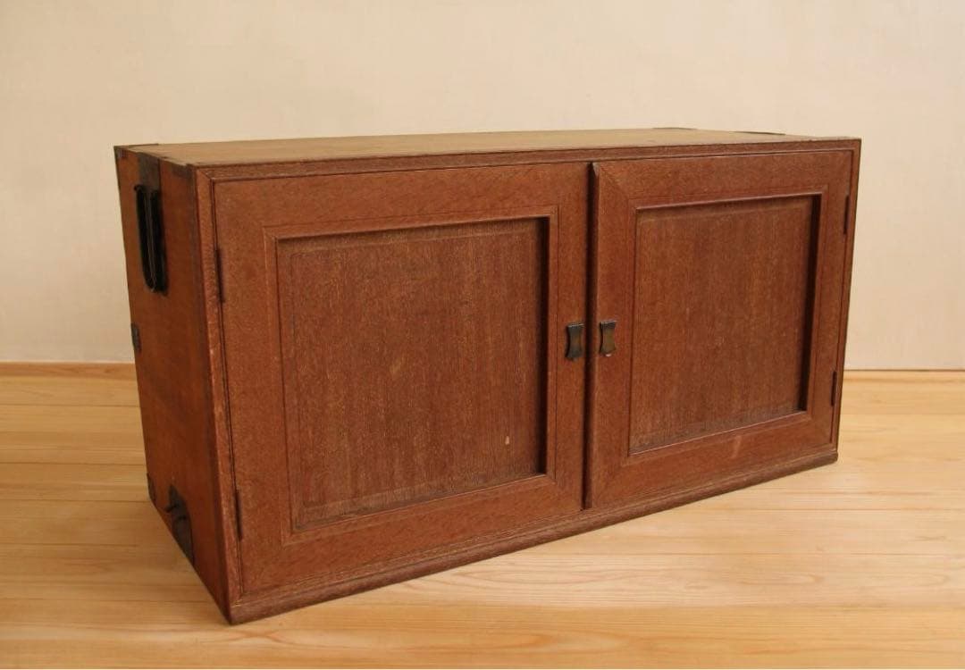 棚　木製　開戸　アンティーク　古道具　レトロ