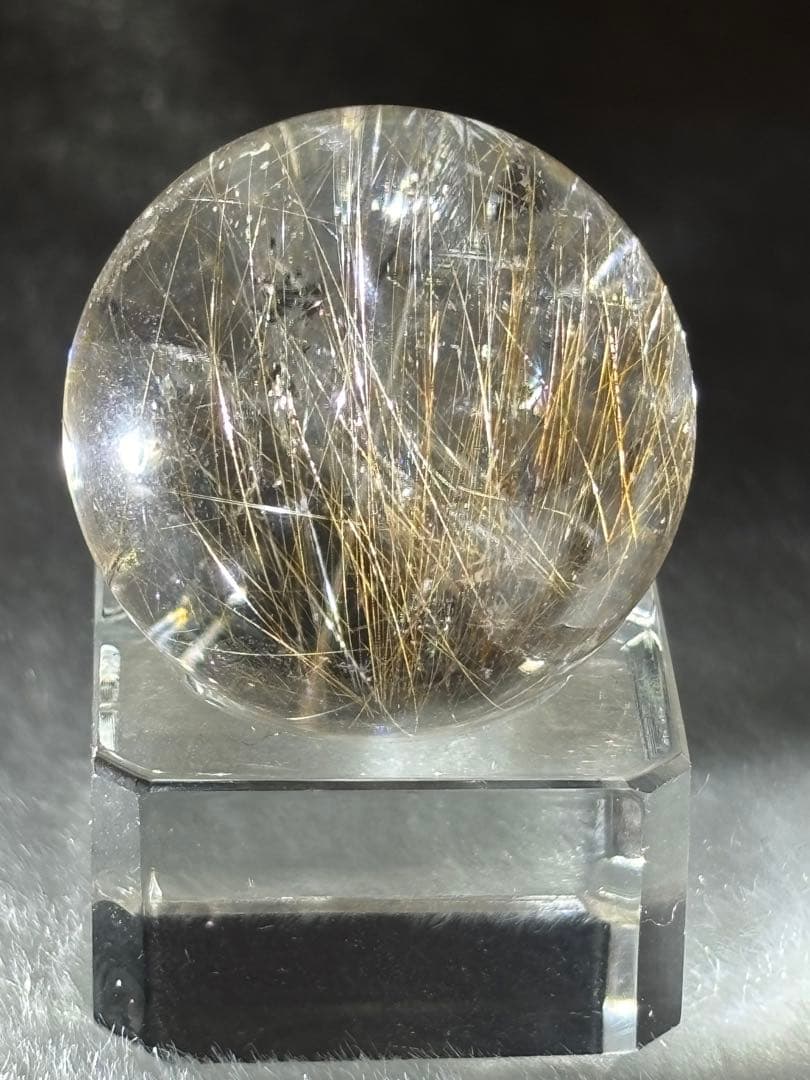 【金運、仕事運上昇】虹入り！ゴールドルチルスフィア ⭐️R156