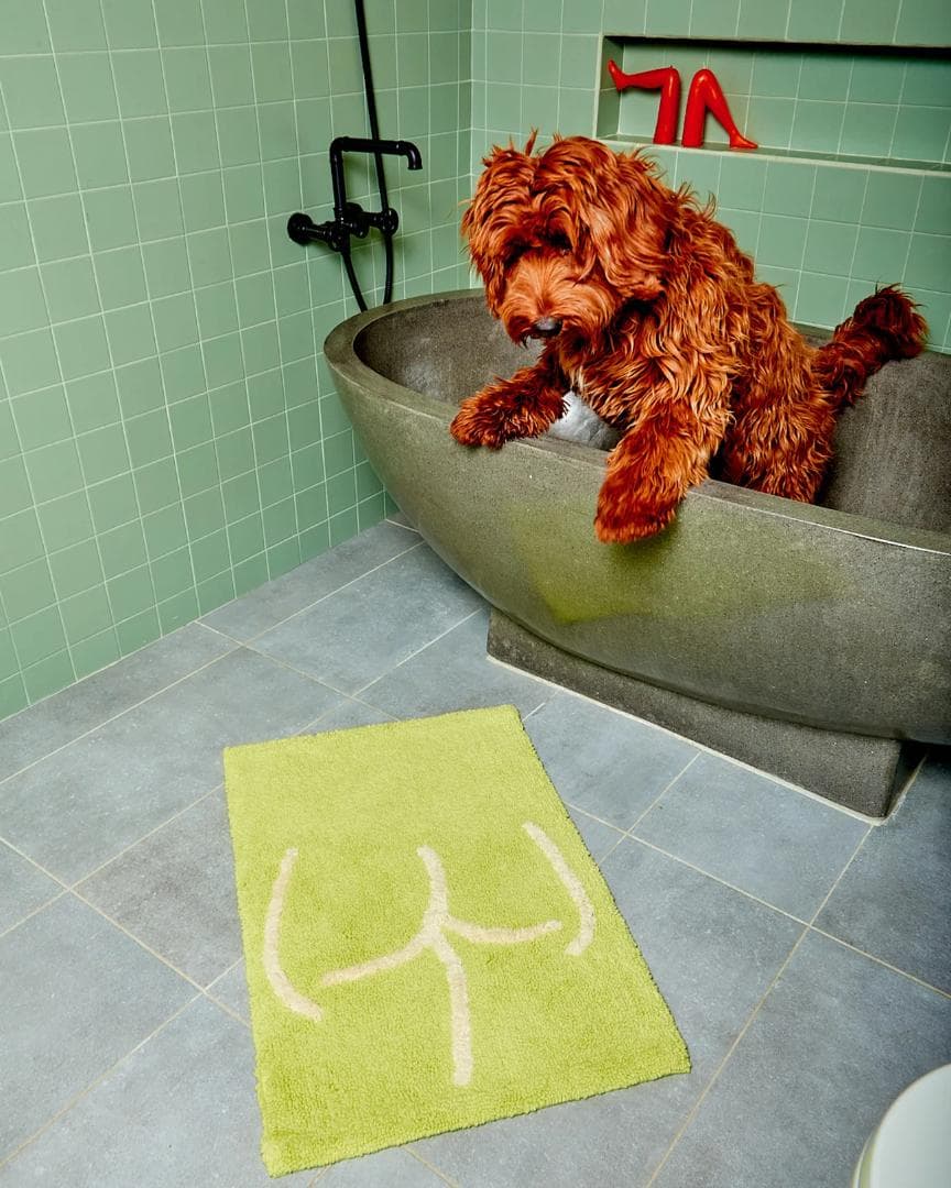 COLD PICNIC バスマット TUSHY アシッドライム