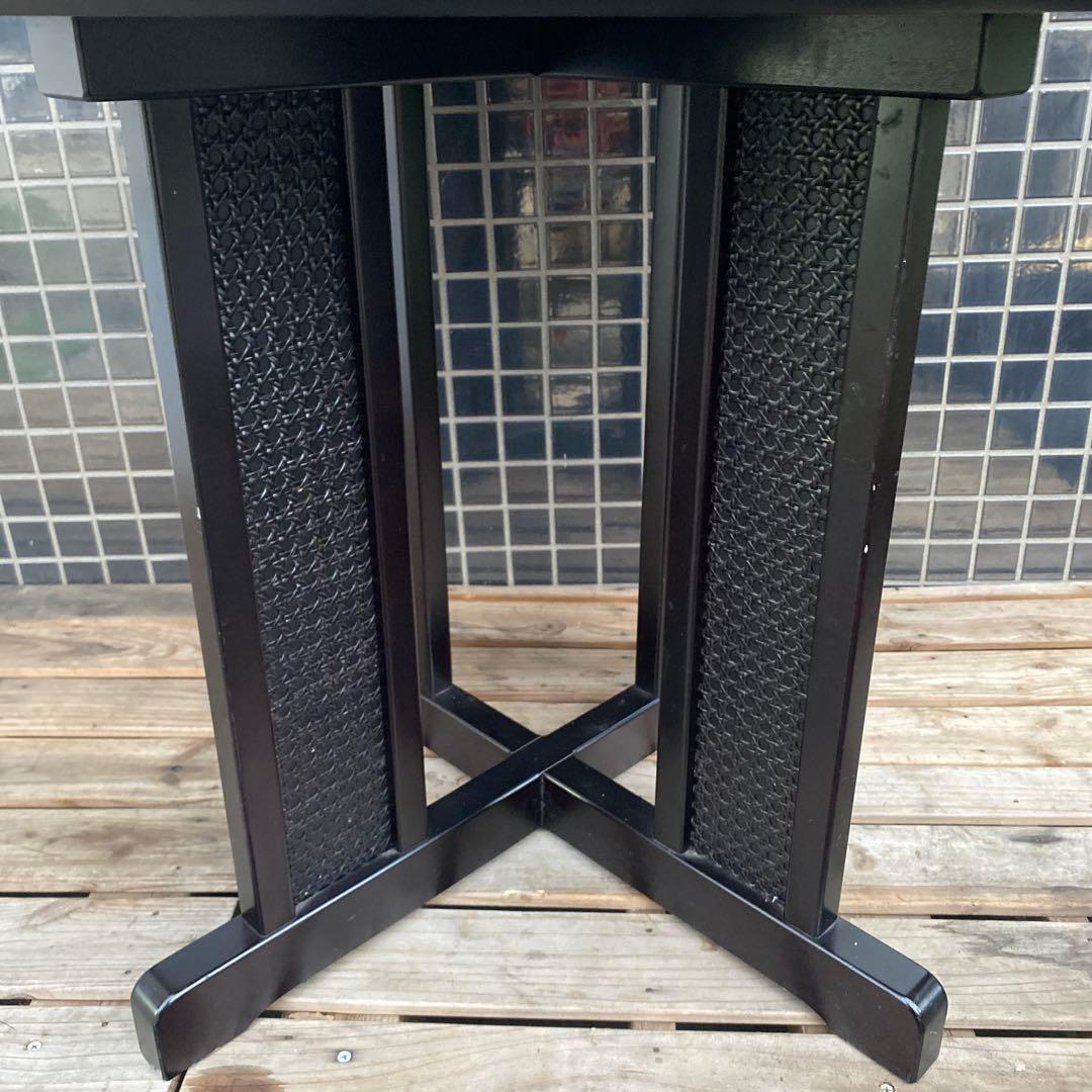 モリシゲ メヌエット 丸テーブル タイル張り 漆塗り 高級家具 インテリア