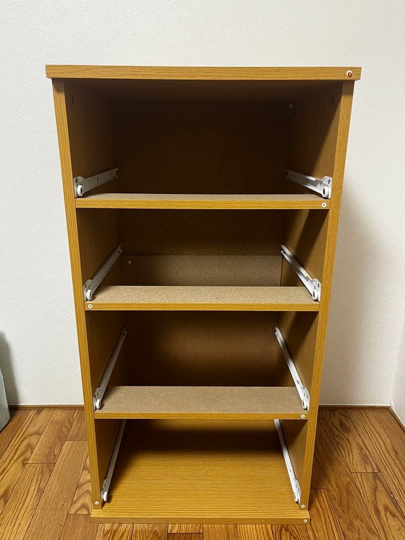 ナチュラルウッド 4段チェスト