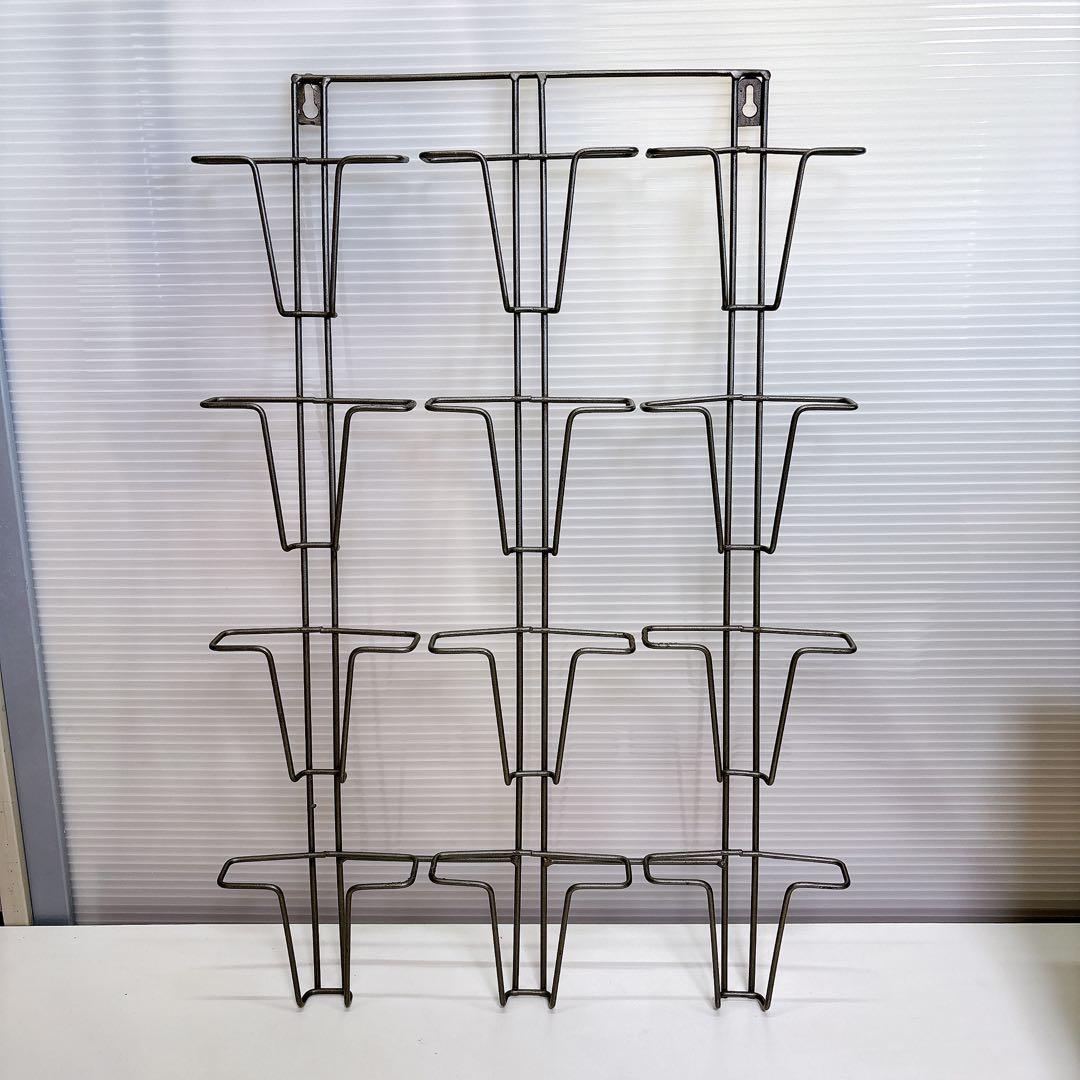 ポストカードラック 金属 ヴィンテージ風 インテリア 葉書 ウォールポケット