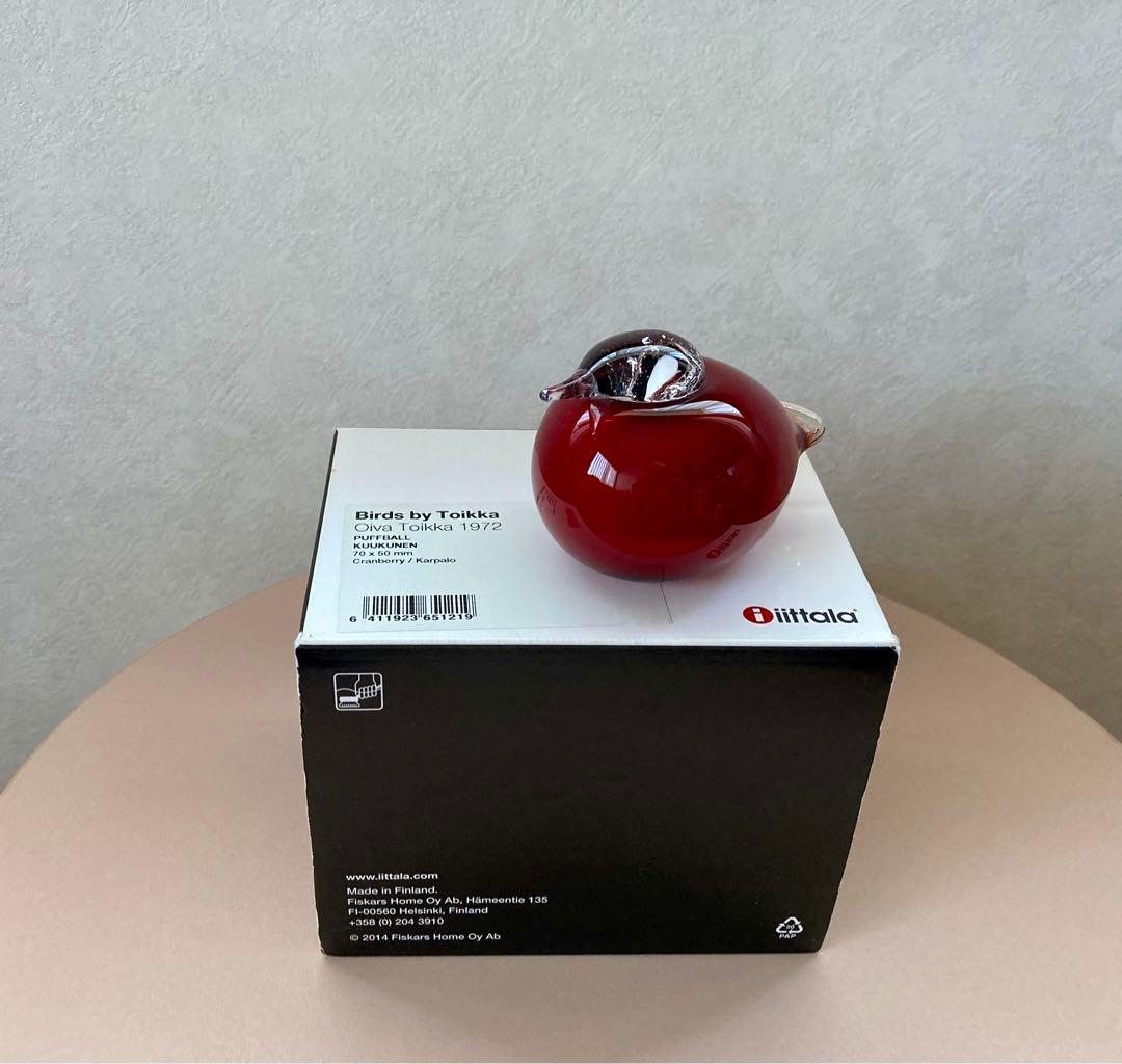 イッタラ　バード　パフボール　クランベリー