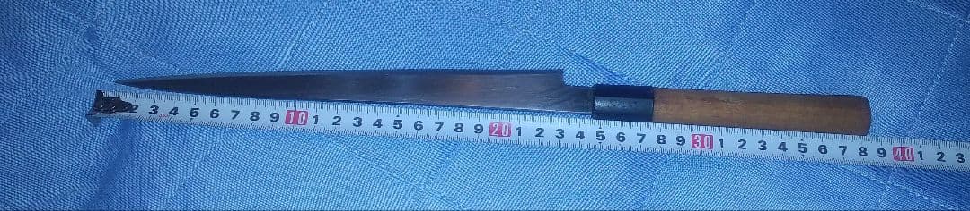 柳刃包丁 4本セット ステンレス製 メーカー不明　中古