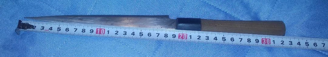 柳刃包丁 4本セット ステンレス製 メーカー不明　中古