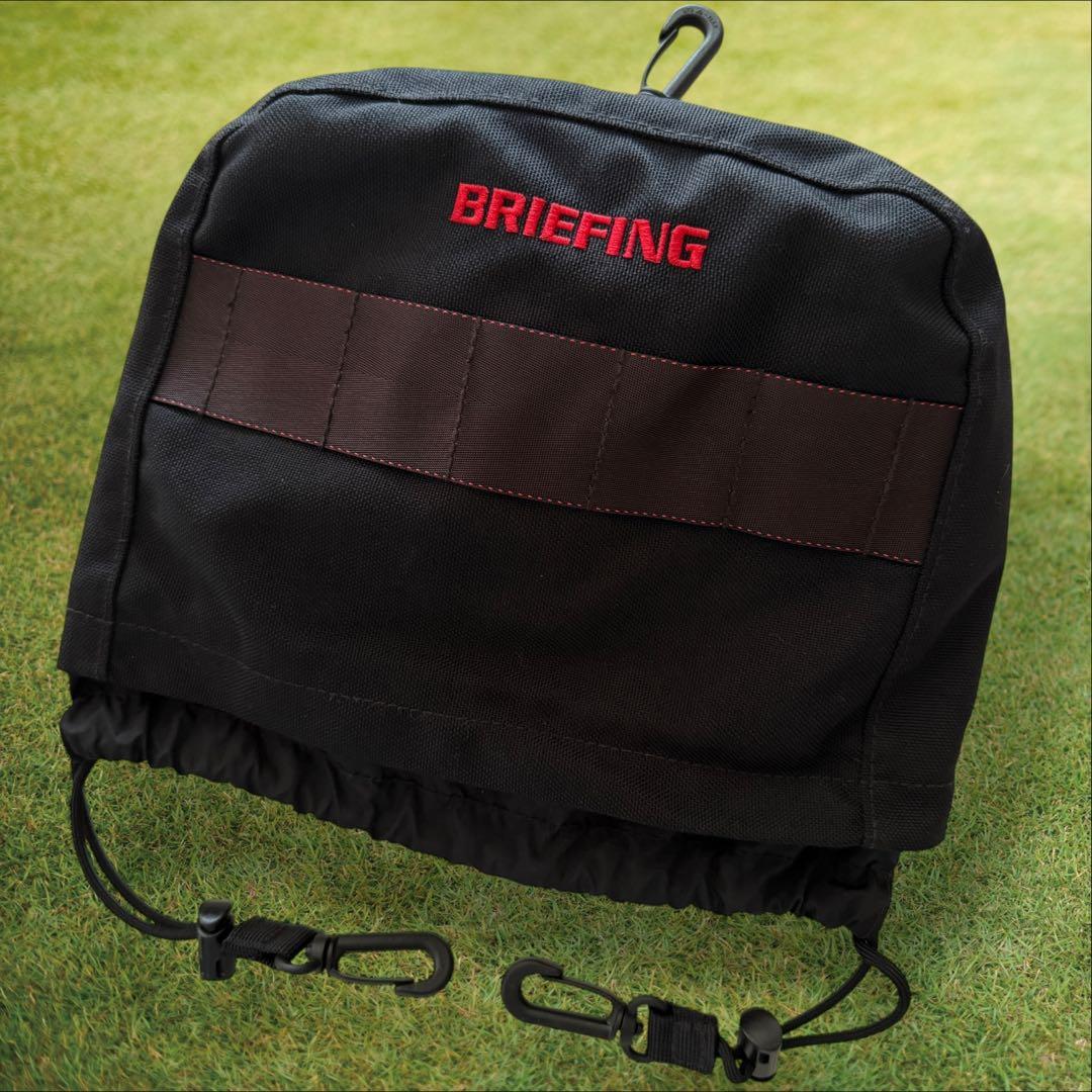 ブリーフィング　アイアンカバー　黒　ブラック　キャディバッグ　ゴルフ