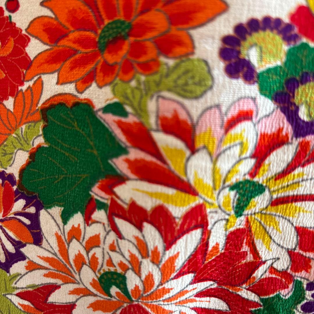 みさです。アンティーク　正絹七五三着物