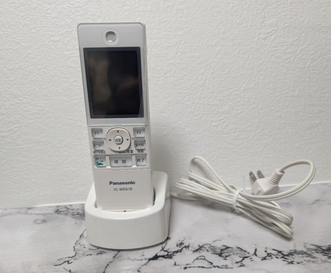 【美品中古】パナソニックインターホンモニター子機VL-WD618