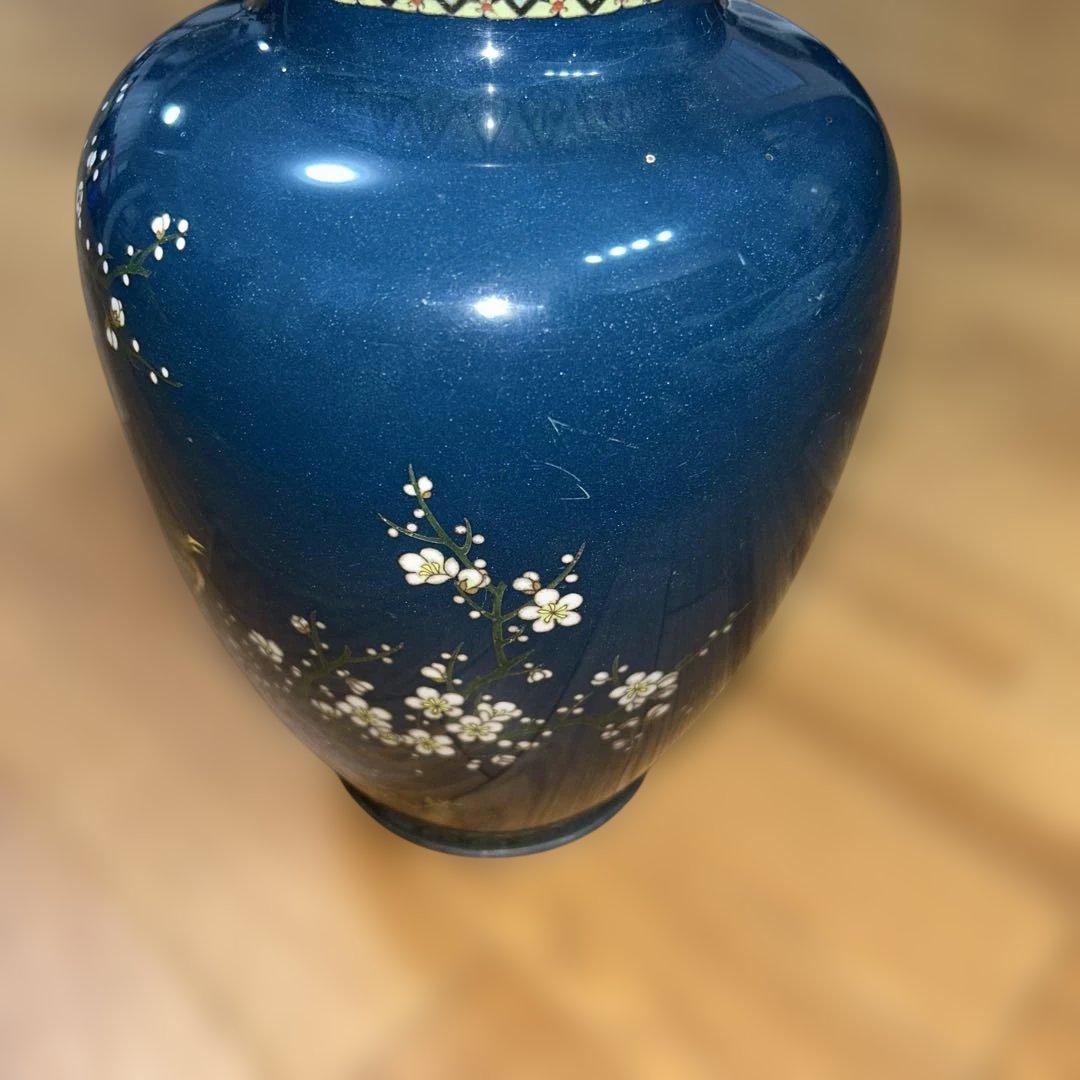 安藤七瀬宝花瓶　純銀