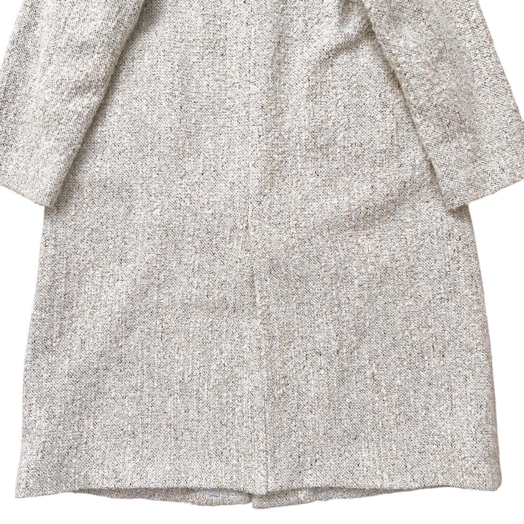 ジャーナルスタンダードレサージュ　ピュアウールブークレコート　ベージュグレー